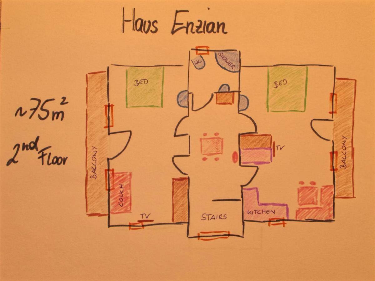 Appartamento Haus Enzian Hinterstoder Esterno foto